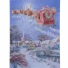 Canvastaulu LED Joulukylä