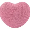 Cotton Ball sydän pehmeä pinkki