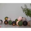 Cotton Ball valosarja hopeametsä 20-palloa