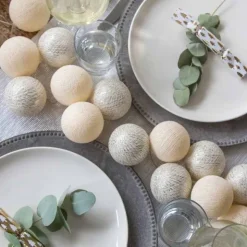Cotton Ball valosarja silvershell 20-palloa