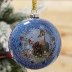 Disney joulupallo Bambi ja emo sininen