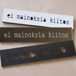 Ei mainoksia magneettikiinnitys – useita värejä