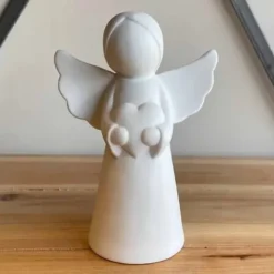 Enkelikoriste led-valolla 16 cm