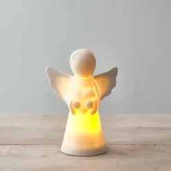Enkelikoriste led-valolla 11 cm