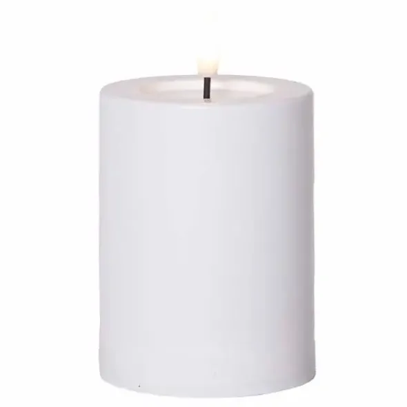 Hautakoriste Enkeli ja LED-kynttilä 48 cm