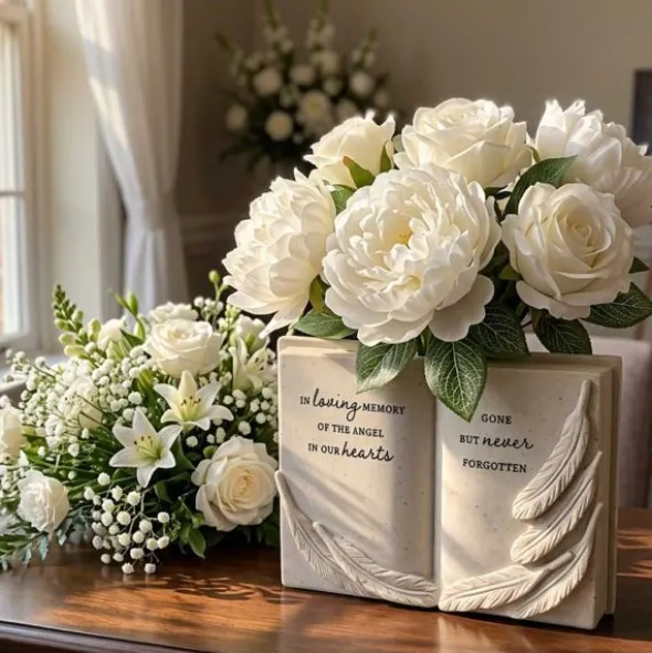 Hautakoriste maljakko In Loving Memory