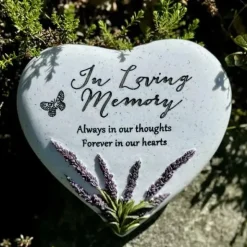 Hautakoriste Sydän Loving Memory 15cm