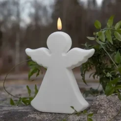 Hautakynttilä LED Enkeli