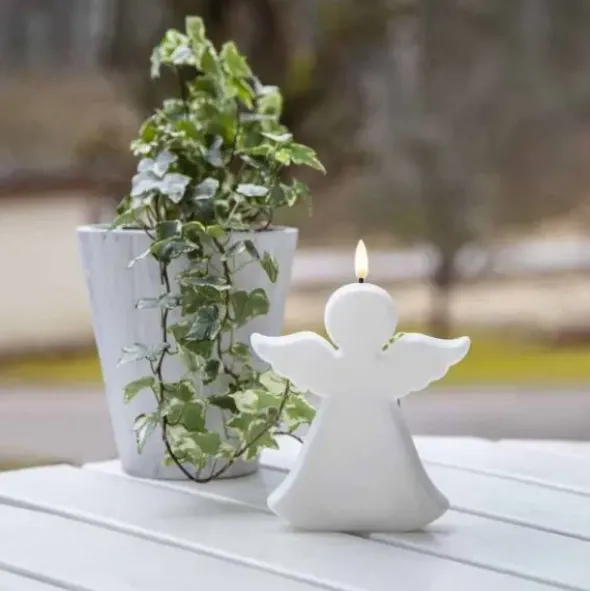 Hautakynttilä LED Enkeli