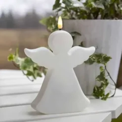 Hautakynttilä LED Enkeli