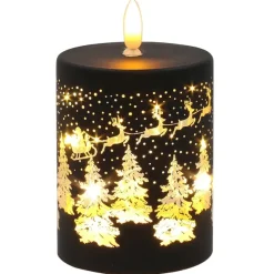 Jouluinen LED-kynttilä Jouluaatto