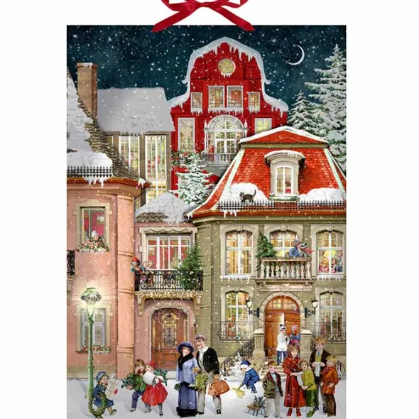 Joulukalenteri Christmas Avenue 38x52cm