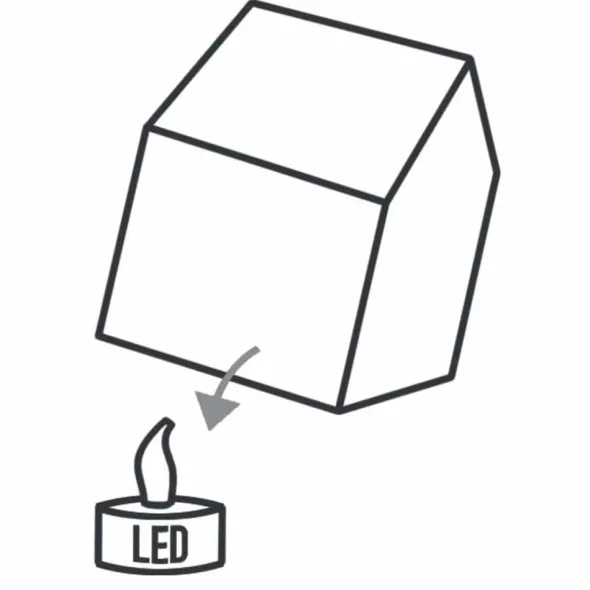 Joulukalenteri Mini led-tuikulle – useita malleja