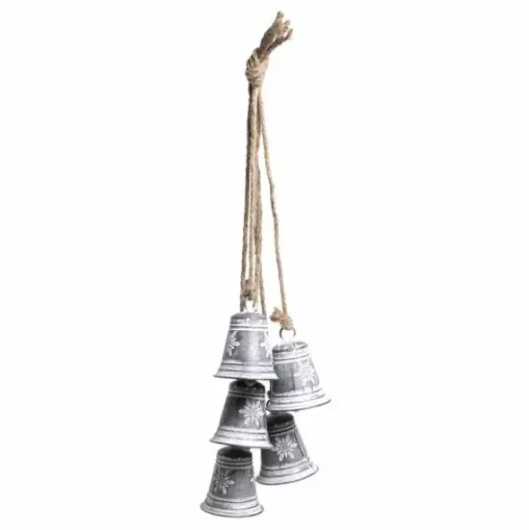 Joulukellot antiikkisinkki 54 cm