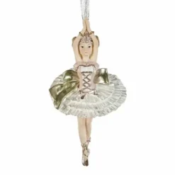 Joulukoriste ballerina rusetilla 13 cm