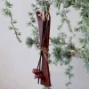 Joulukoriste sukset punainen 20 cm