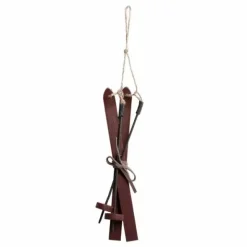 Joulukoriste sukset punainen 20 cm