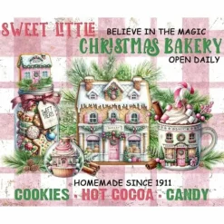 Joulukortti Christmas bakery