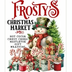 Joulukortti Frosty’s Christmas Market