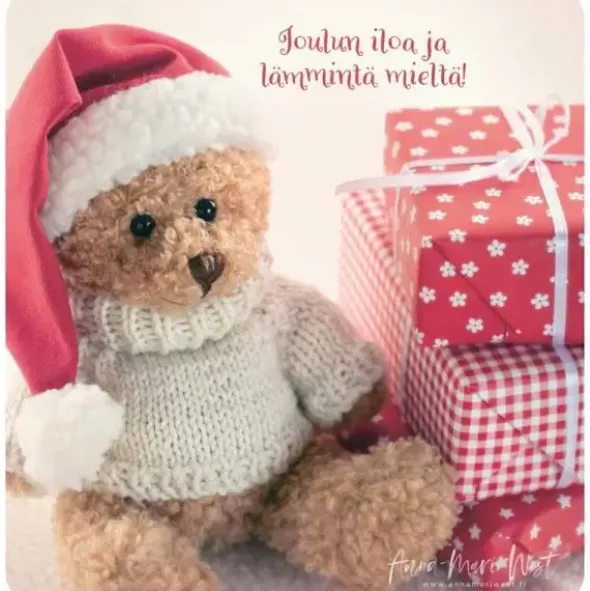 Joulukortti Joulun iloa ja lämmintä mieltä!
