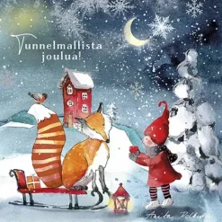 Joulukortti Ketun joululahja