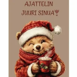 Joulukortti Nallen ajatuksia