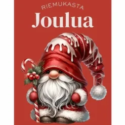 Joulukortti Tontun riemukas joulu