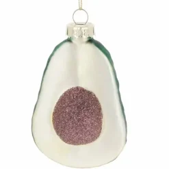 Joulukuusenkoriste Avocado lasia
