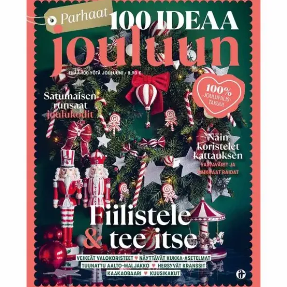 Joulukuusenkoriste Candy Cane tikkari 7,5cm 2 kpl