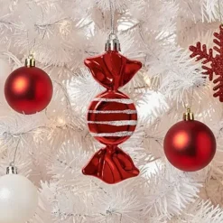 Joulukuusenkoriste Candy cane karkki 9 cm