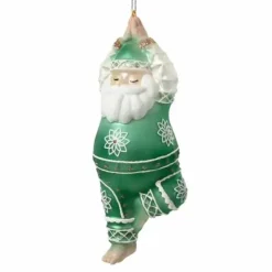 Joulukuusenkoriste Joogapukki lasia 17 cm