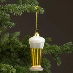 Joulukuusenkoriste Olutlasi 11 cm