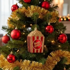 Joulukuusenkoriste Popcorn 11 cm