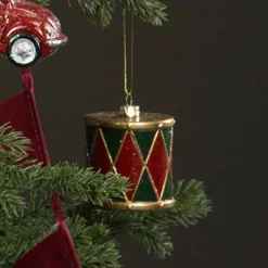 Joulukuusenkoriste Rumpu punavihreä