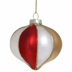Joulupallo Happy lasia 8 cm
