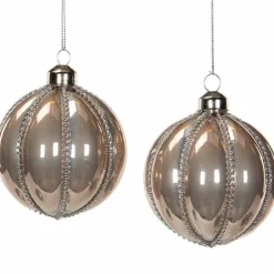 Joulupallo Pearl 8 cm