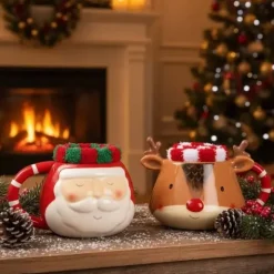 Joulupukkimuki pörrösukilla