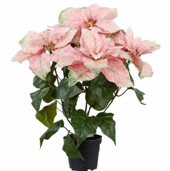 Joulutähti ruukussa 45 cm roosa