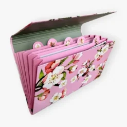 Kansio Kirsikankukat ja kirjepaperit