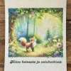 Kiitos hoivasta ja satuhetkistä tiskirätti