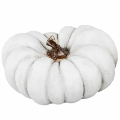 Koristekurpitsa 20 cm antiikinvalkoinen