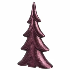 Koristekuusi viininpunainen 23 cm