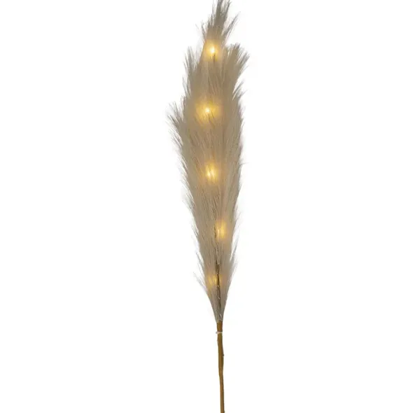 Koristeoksa höyhenillä 60 cm luonnonvalkoinen 3 kpl