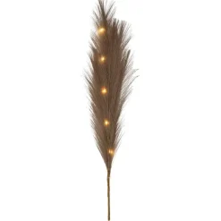 Koristeoksa höyhenillä 60 cm ruskea 3 kpl
