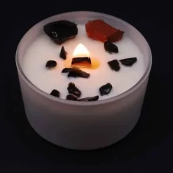 Kristallikynttilä Root Chakra
