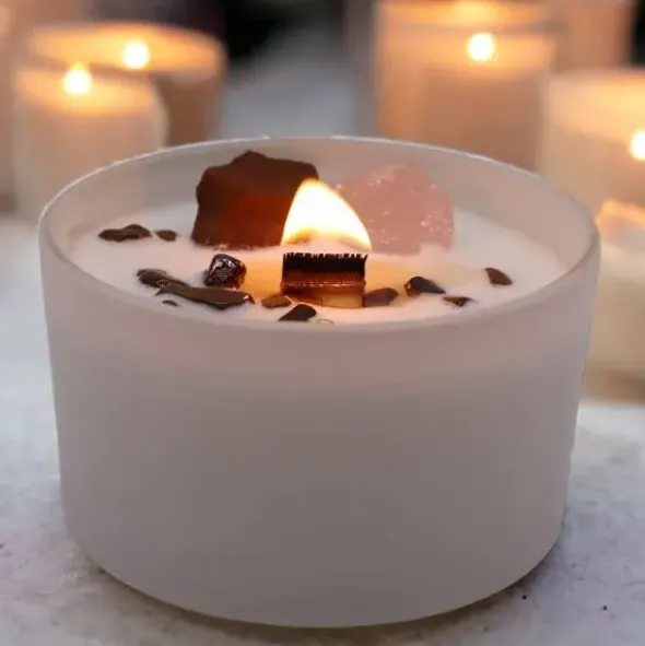 Kristallikynttilä Sacred Chakra