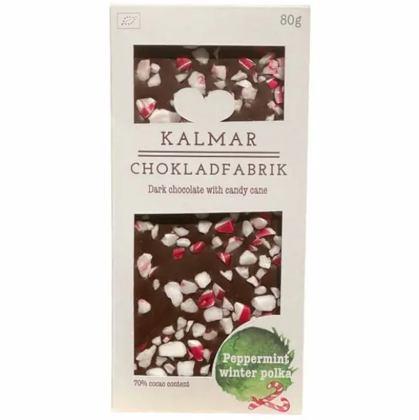 Käsintehty tumma suklaalevy Polka