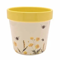 Kukkaruukku Bees keltainen, eri kokoja