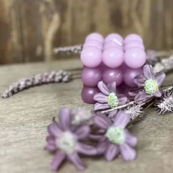 Kuplakynttilä 6 cm violetti liukuväri
