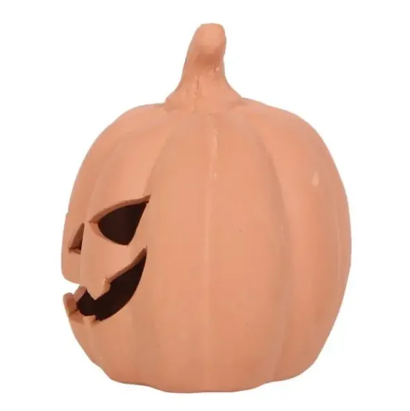 Kurpitsalyhty 15 cm terrakotta